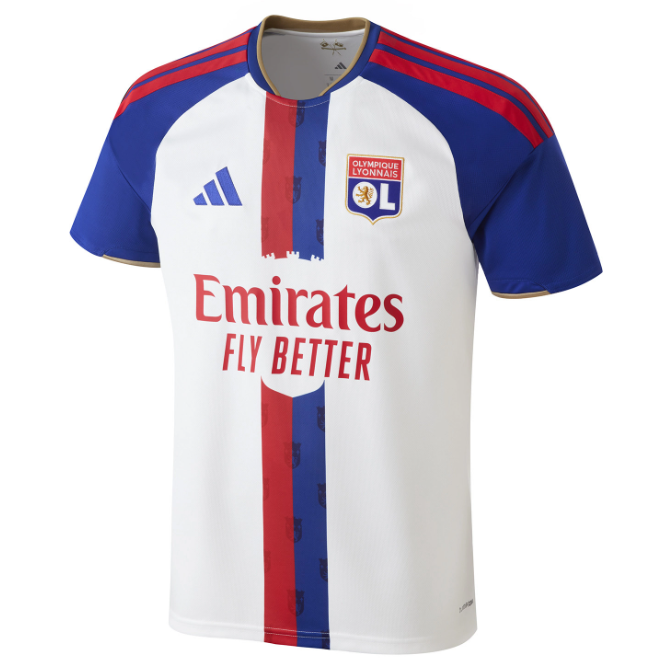 2026-27 Olympique Lyonnais Home Soccer Jersey Shirt
